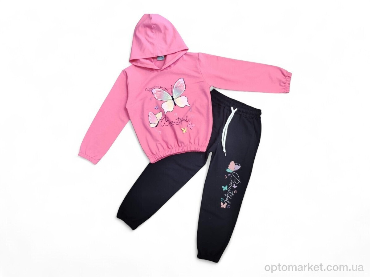 Купить Комплекти дитячі дитячі 9022 рожевий батнік-штани CITCIT Kids рожевий, фото 2