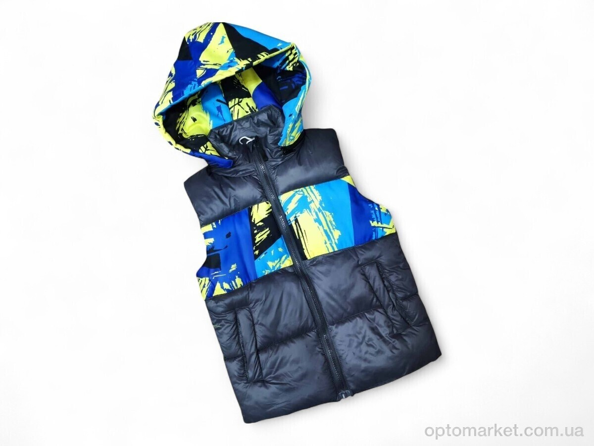 Купить Жилетка дитячі 908 т.сірий-синій F.H сірий, фото 4