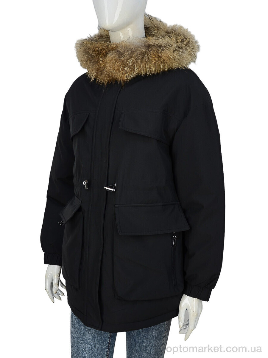 Купить Куртка жіночі 9092 black Aixiaohua чорний, фото 4