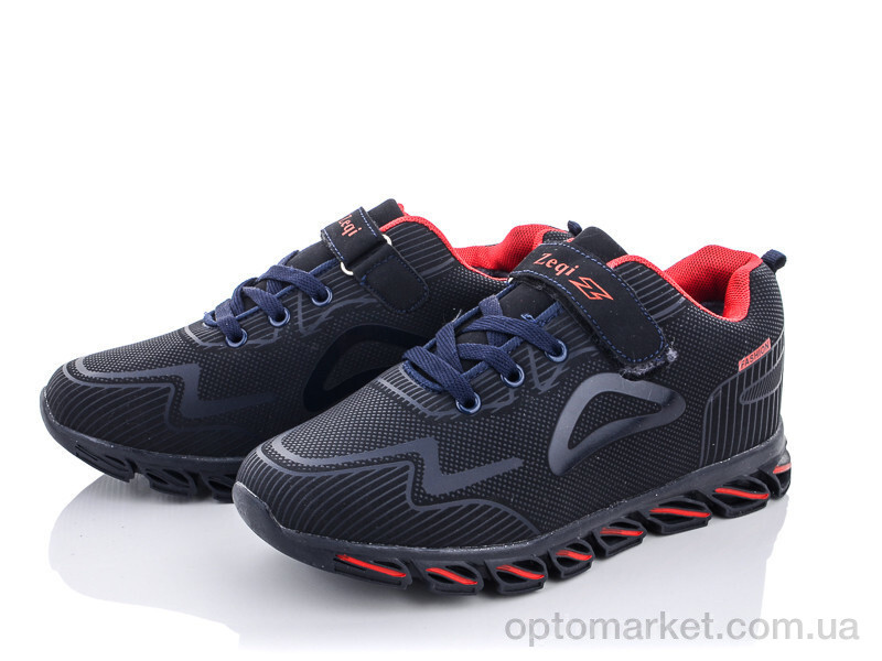 Купить Кросівки дитячі 9111-6 Zeqi синій, фото 2