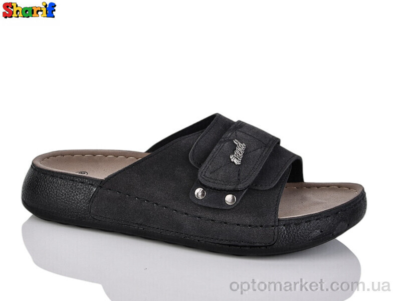 Купить Шльопанці жіночі 917-3 Serra чорний, фото 2