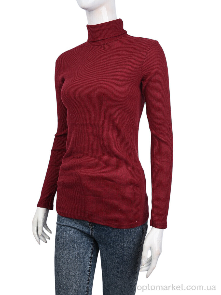 Купить Водолазка жіночі 9376-14 bordo Red Hat бордовий, фото 4