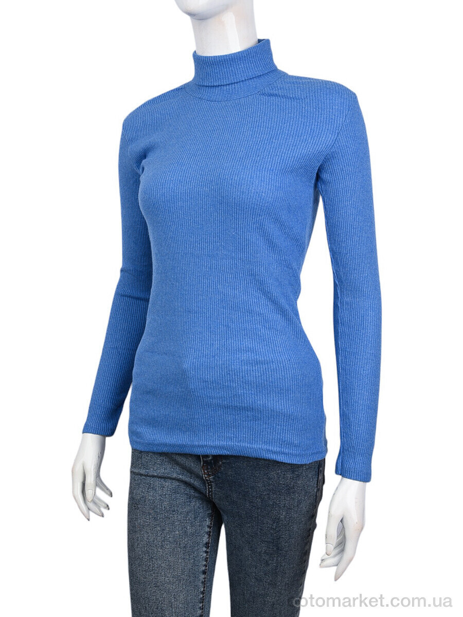 Купить Водолазка жіночі 9376-3 blue Red Hat синій, фото 4