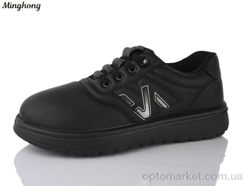 Купить Кросівки жіночі 963-1 Minghong чорний, фото 2