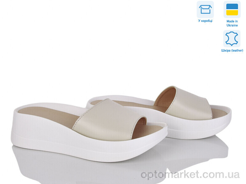 Купить Шльопанці жіночі 96502-7 Ailinda бежевий, фото 2