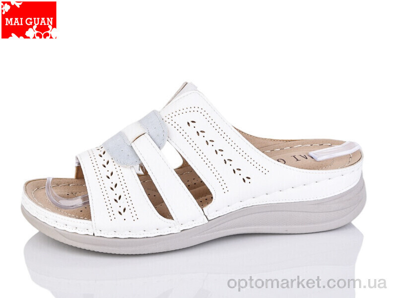 Купить Шльопанці жіночі 975-3 Maiguan білий, фото 2