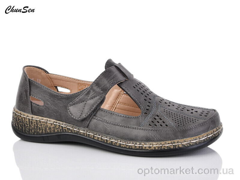 Купить Туфлі жіночі 9775-5 Chunsen сірий, фото 2