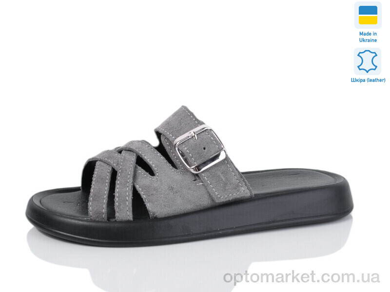 Купить Шльопанці жіночі 98-3 Mermaid сірий, фото 2