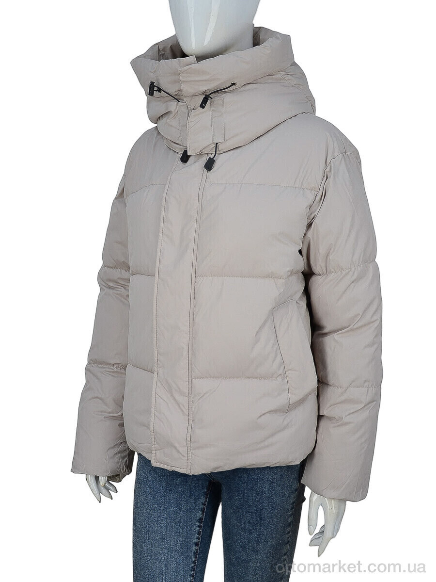 Купить Куртка жіночі 980 l.beige TurnHug бежевий, фото 4