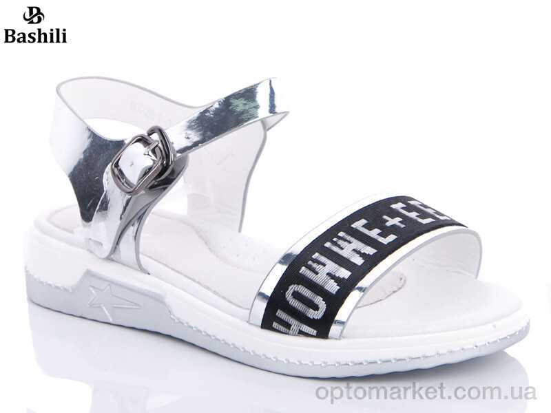 Купить Босоніжки дитячі 9G201-3 Башили срібний, фото 2
