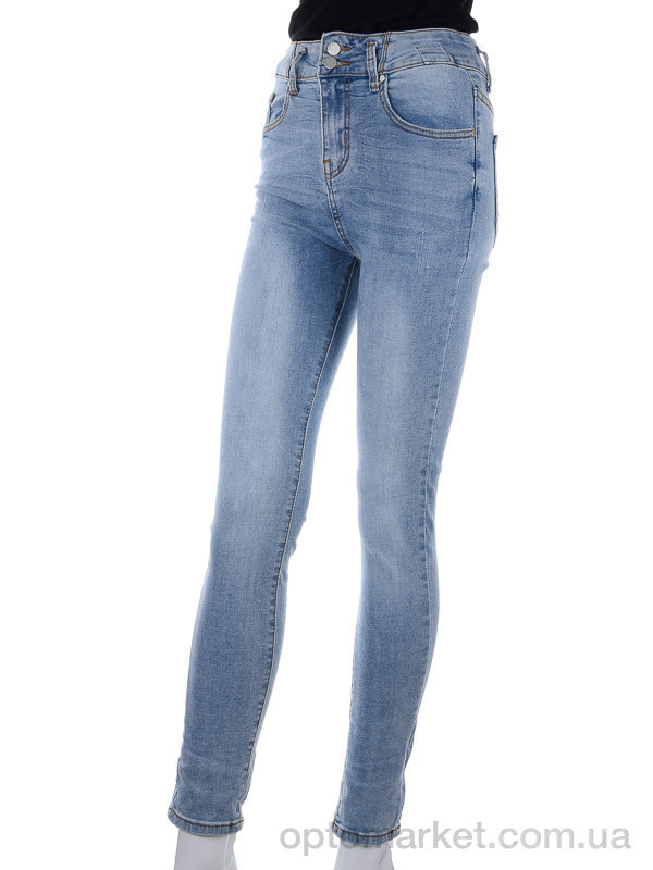 Купить Брюки женские DT644 blue New jeans голубой, фото 4