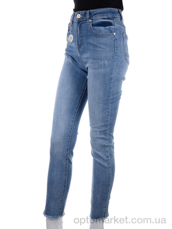 Купить Брюки женские DT646 blue New jeans голубой, фото 4
