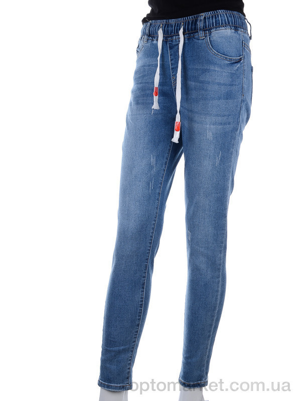 Купить Брюки женские DT668 blue New jeans голубой, фото 4