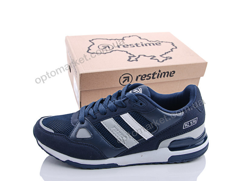 Купить Кроссовки мужчины PML18143 navy Restime синий, фото 2