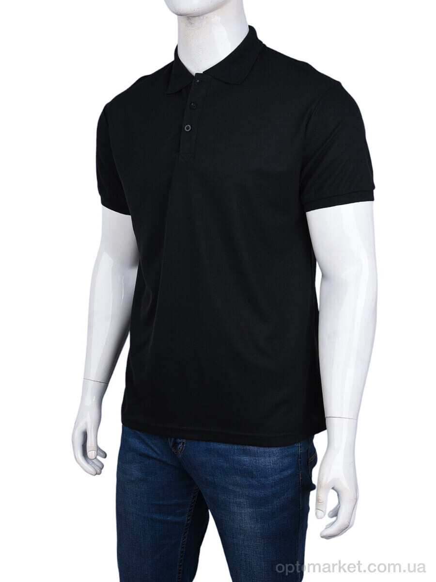 Купить Футболка чоловічі A-61 (01729) black Verton чорний, фото 4