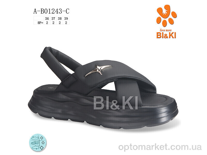 Купить Босоніжки дитячі A-B01243-C Bi&Ki чорний, фото 2