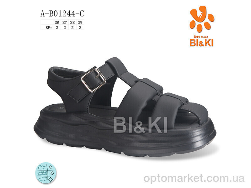 Купить Босоніжки дитячі A-B01244-C Bi&Ki чорний, фото 2