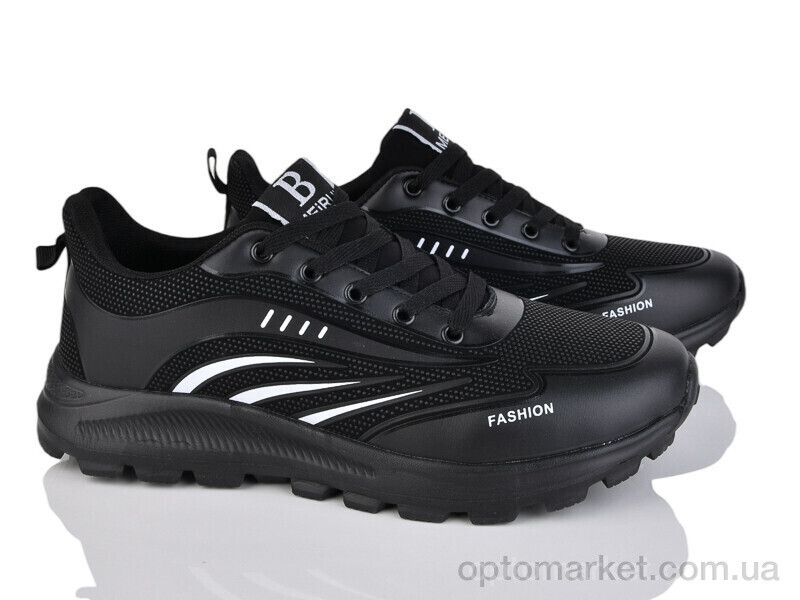 Купить Кросівки чоловічі A0025-2 MeiRui чорний, фото 2
