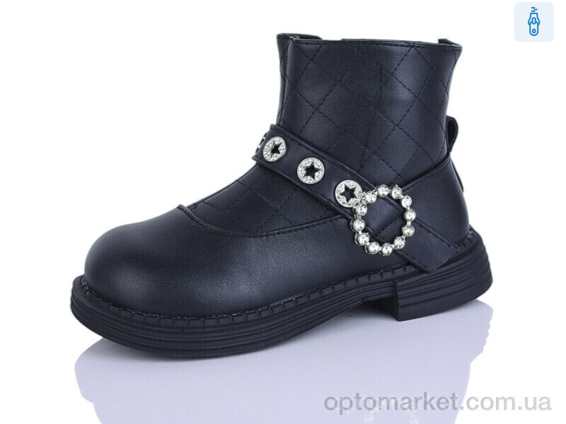 Купить Черевики дитячі A003 black KEWK чорний, фото 2