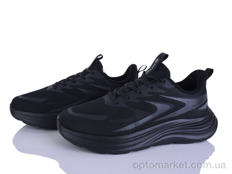 Купить Кросівки чоловічі A0094-1 Lion-Lu чорний, фото 2