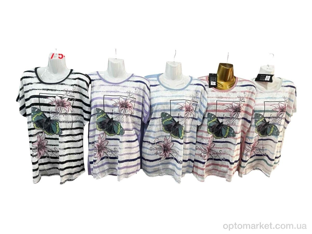 Купить Футболка жіночі A017 mix Sport style мікс, фото 2