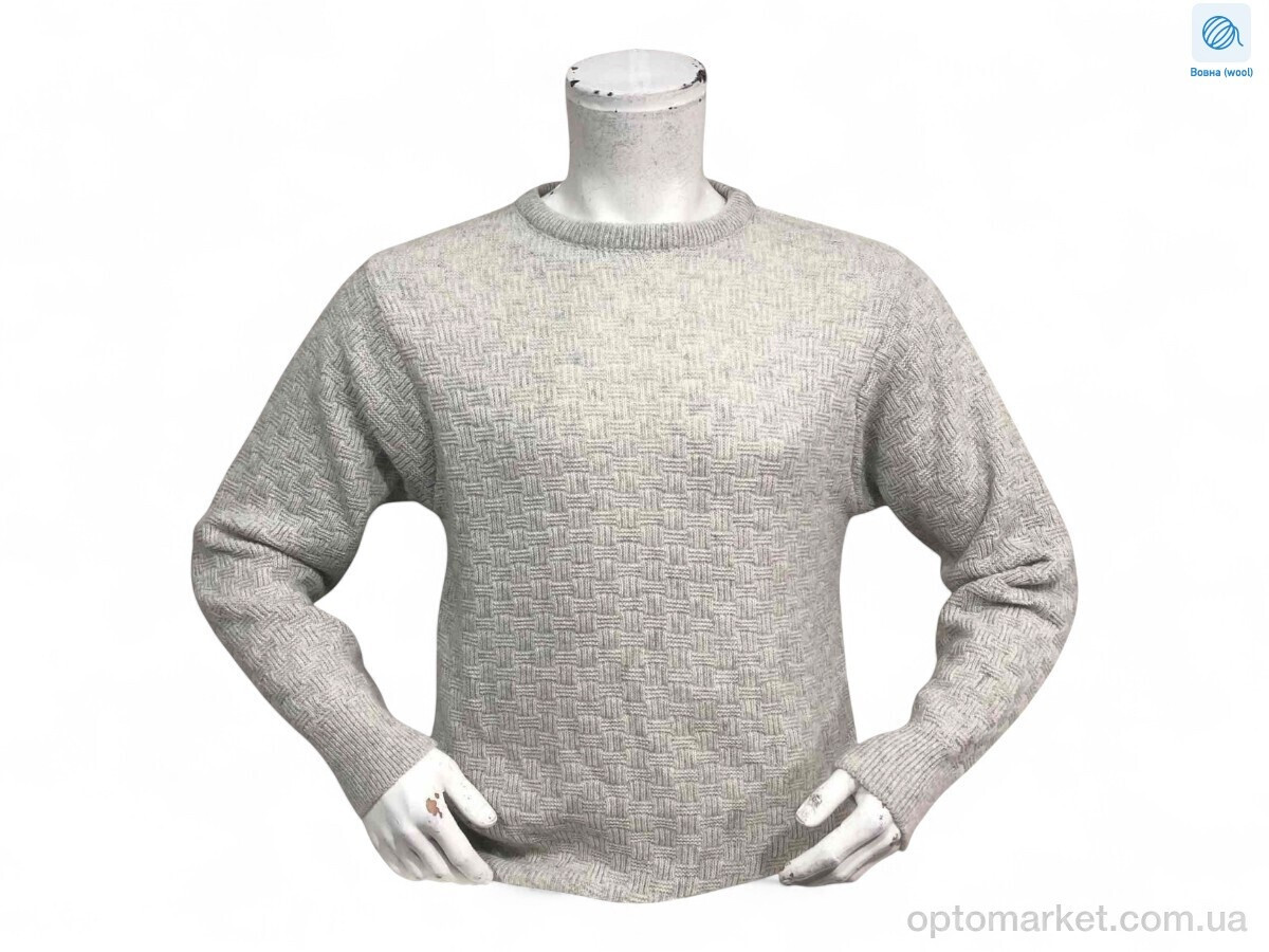 Купить Светр чоловічі A02 сірий Wool Path сірий, фото 2