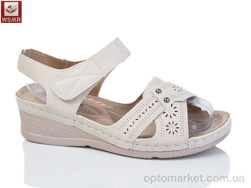 Купить Босоніжки жіночі A06-2 WSMR бежевий, фото 2