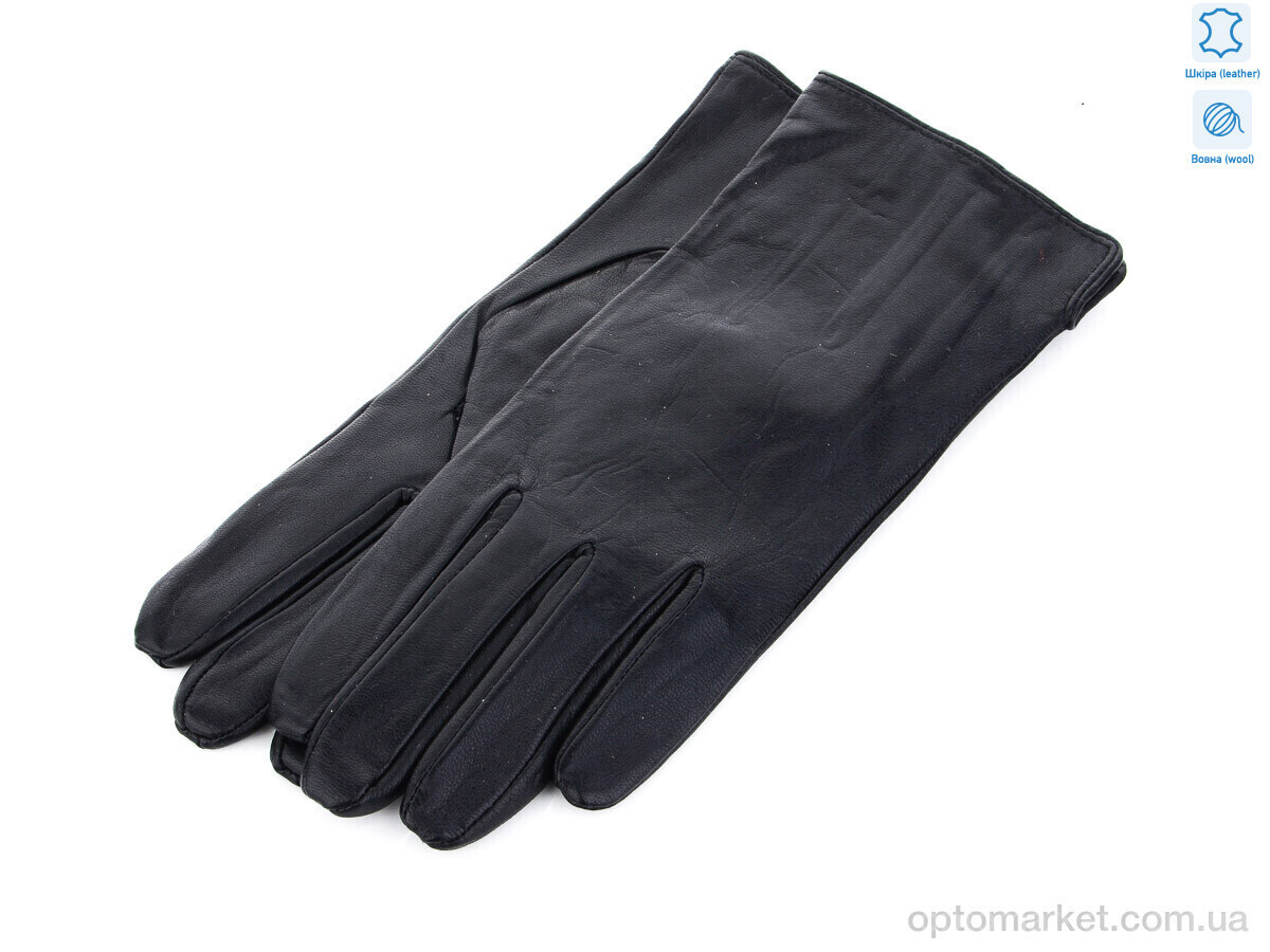 Купить Рукавички жіночі A0638Ж шкіра Королева чорний, фото 2
