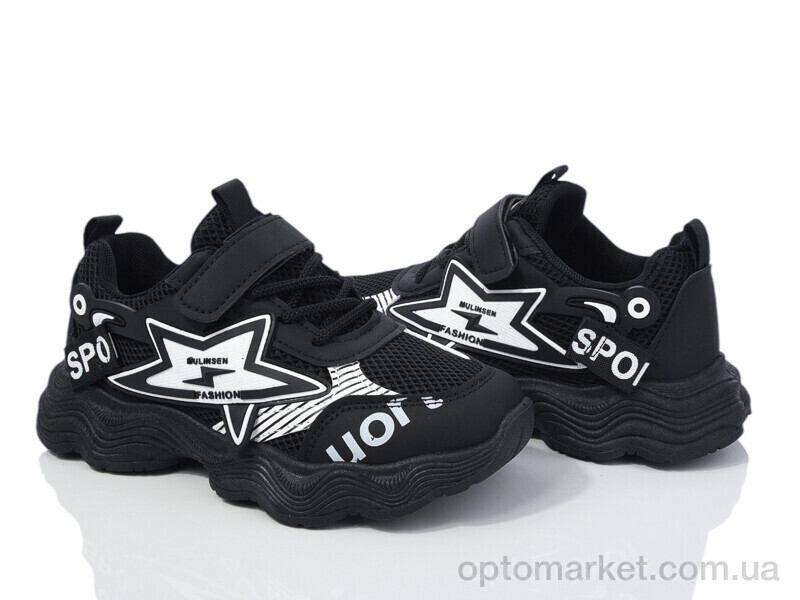 Купить Кросівки дитячі A08-3 Blue Rama чорний, фото 2