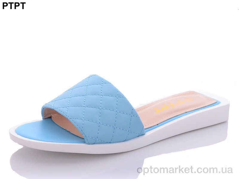 Купить Шльопанці жіночі A102-9 PTPT блакитний, фото 2
