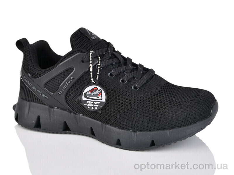 Купить Кросівки чоловічі A110-1 New Yike чорний, фото 2
