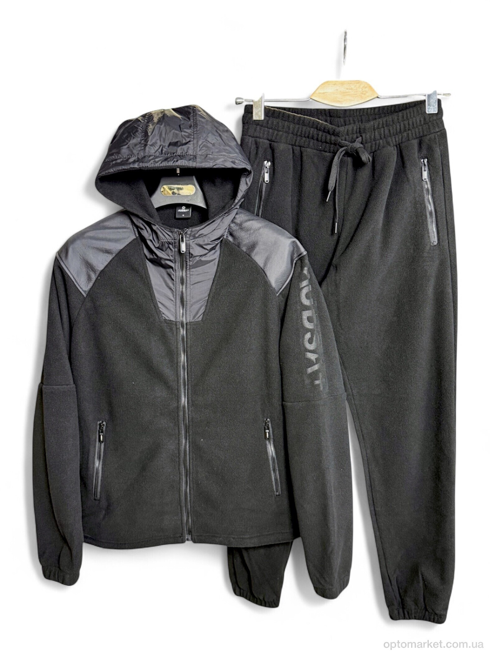 Купить Спортивний костюм чоловічі A122 black Audsa чорний, фото 2