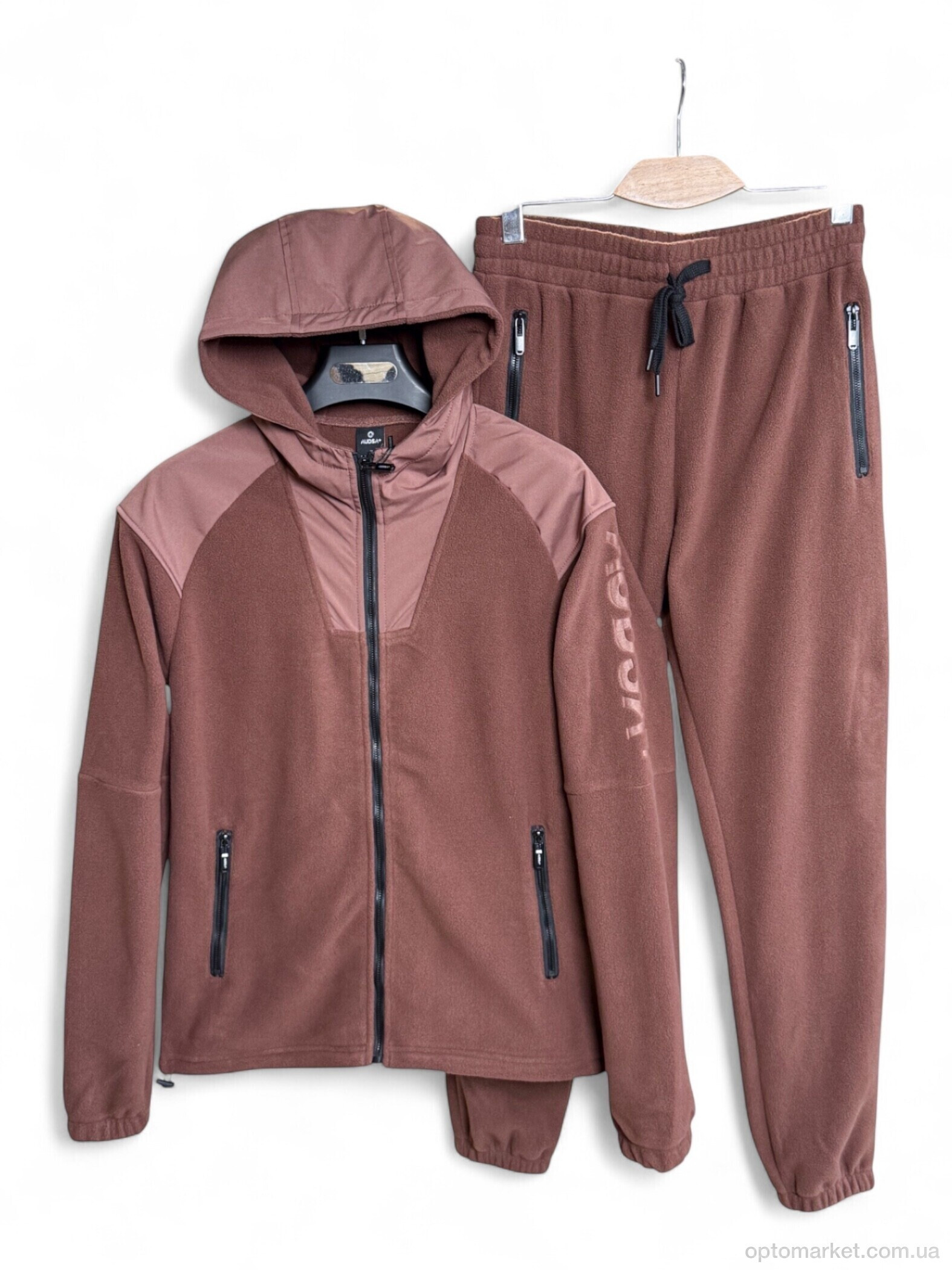 Купить Спортивний костюм чоловічі A122 brown Audsa коричневий, фото 2