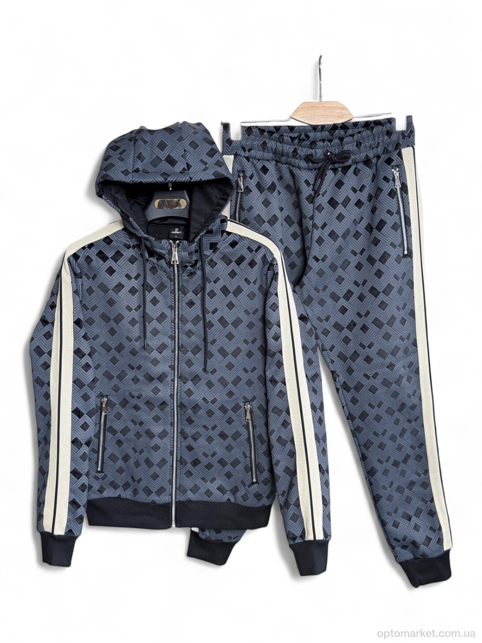 Купить Спортивний костюм чоловічі A128 grey Audsa сірий, фото 2