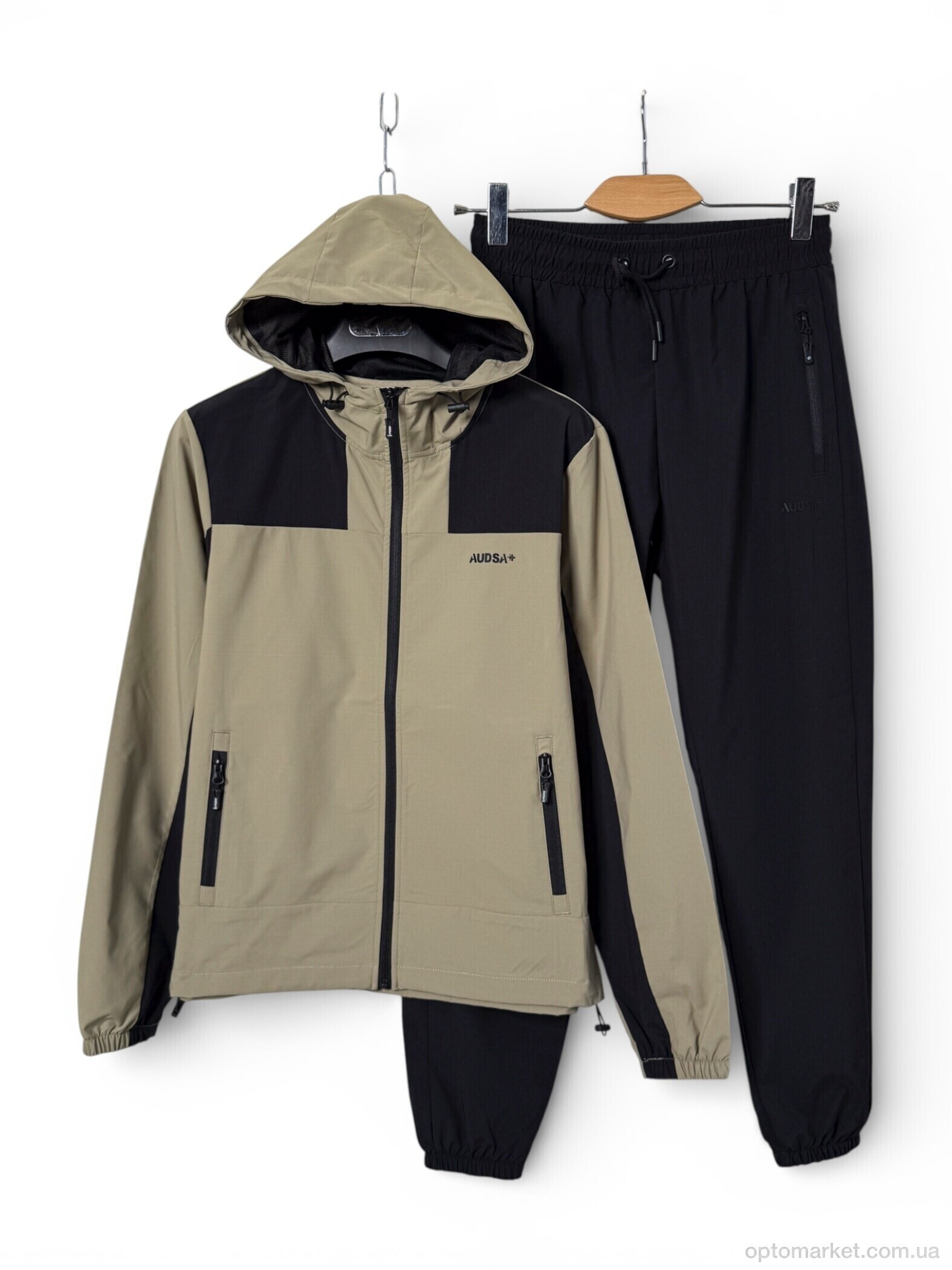 Купить Спортивний костюм чоловічі A154 khaki Audsa хакі, фото 2