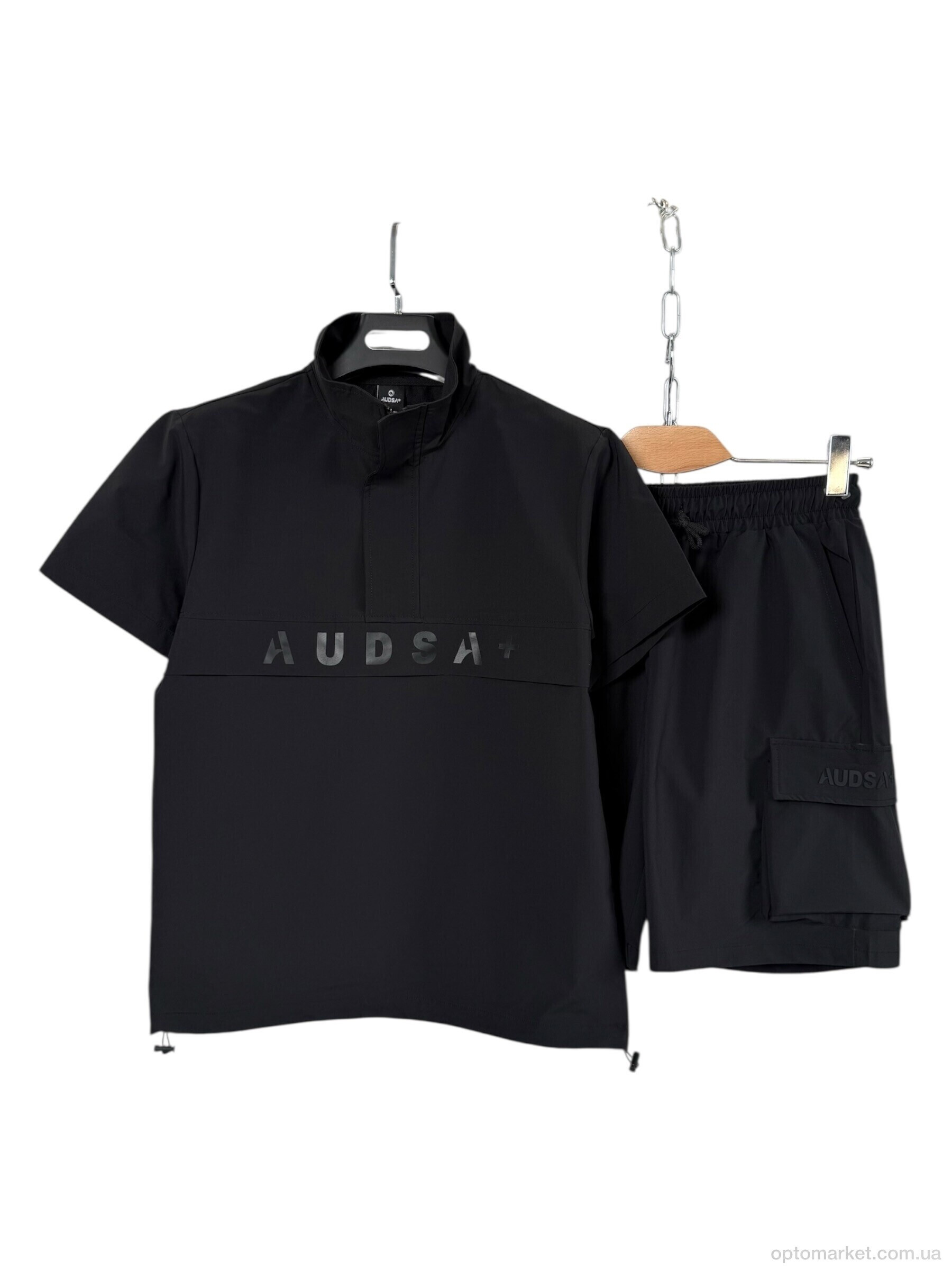 Купить Спортивний костюм чоловічі A160 black Audsa чорний, фото 2