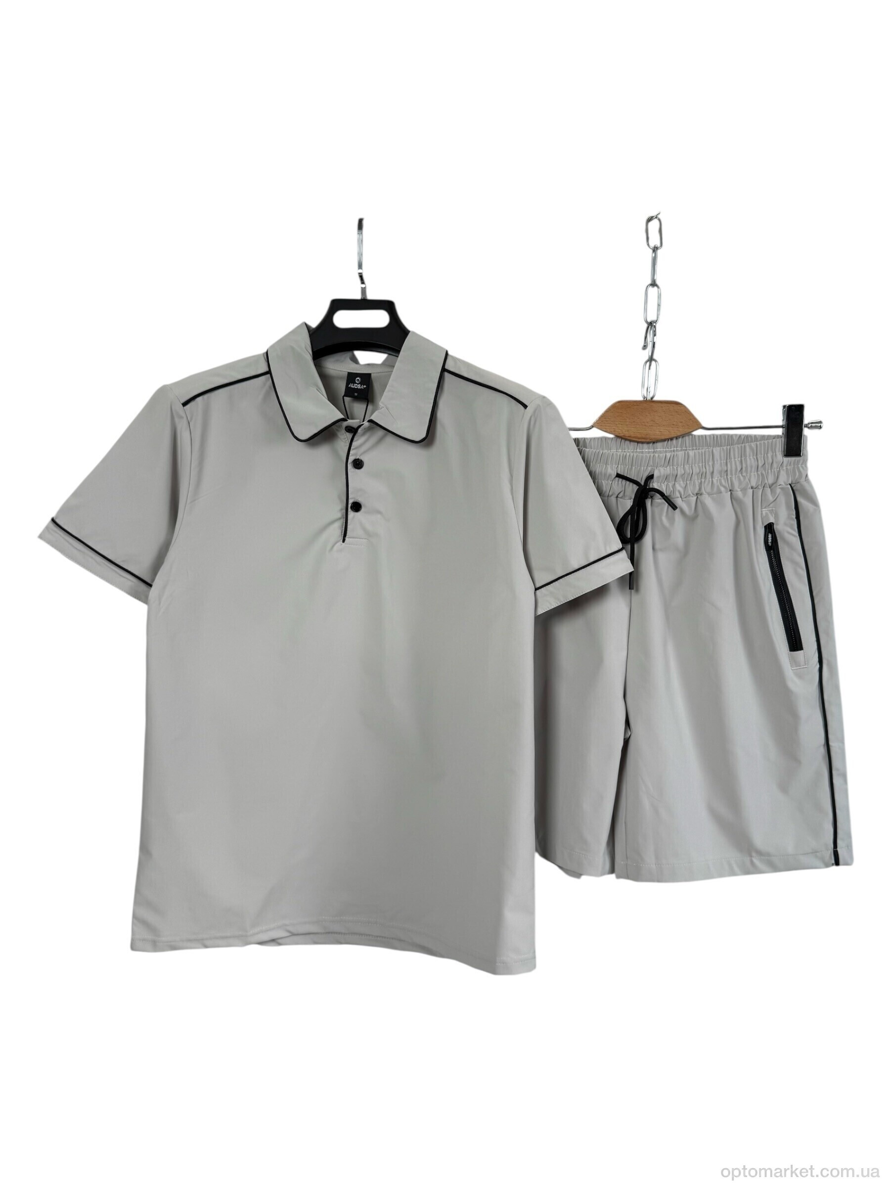 Купить Спортивний костюм чоловічі A162 l.grey Audsa сірий, фото 2