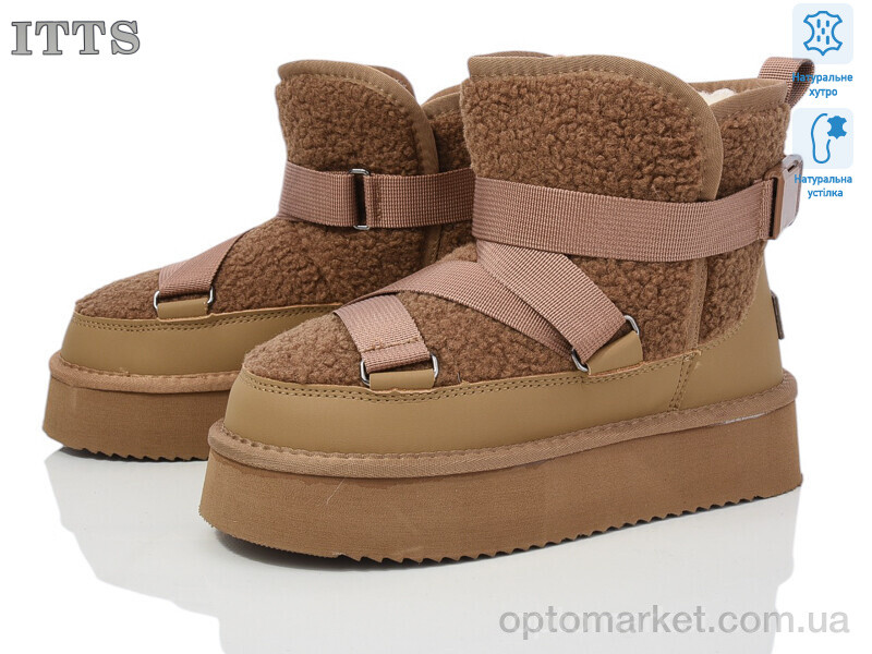 Купить Уги жіночі A1813-2 ITTS коричневий, фото 2