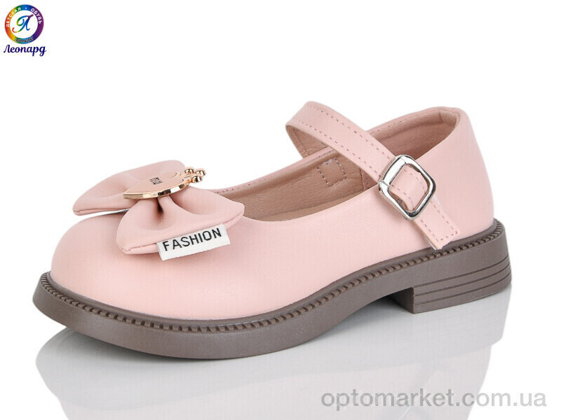 Купить Туфлі дитячі A2-11B Леопард рожевий, фото 2