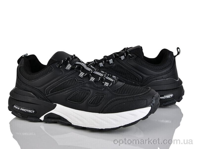 Купить Кросівки чоловічі A202-1 Run Life чорний, фото 2