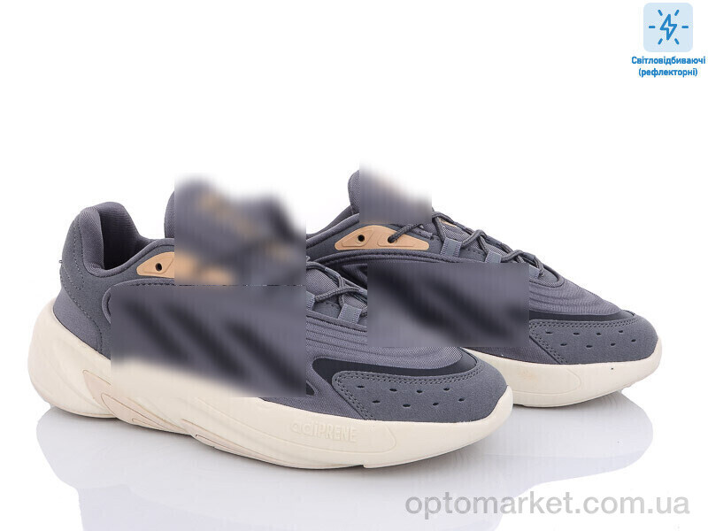 Купить Кросівки чоловічі A202-15 світловідбивач A.idas сірий, фото 3