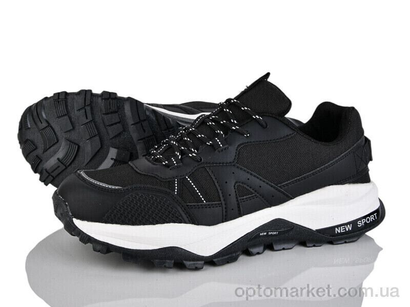 Купить Кросівки чоловічі A203-2 Run Life чорний, фото 2