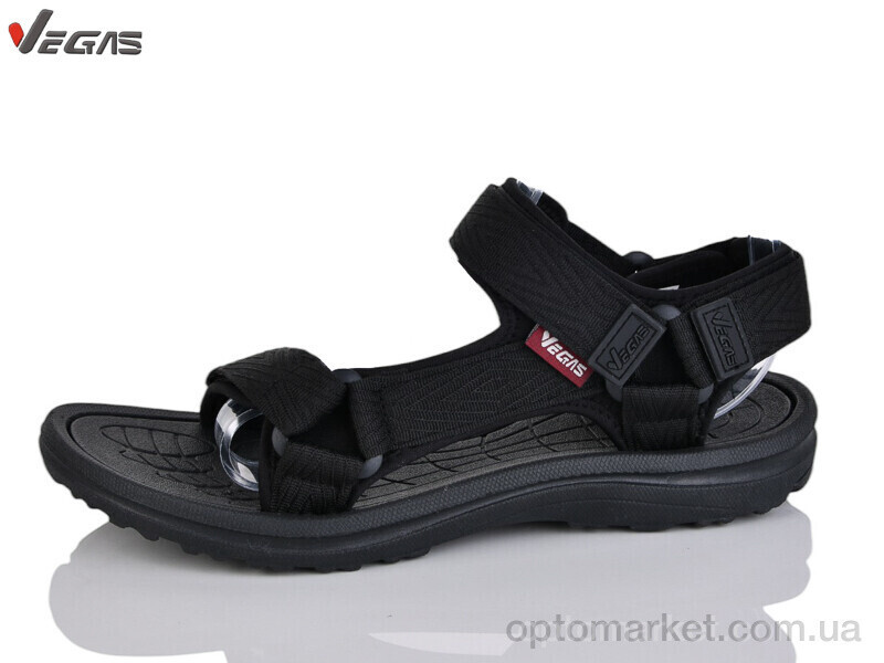 Купить Сандалі чоловічі A204-1 Vegas чорний, фото 2