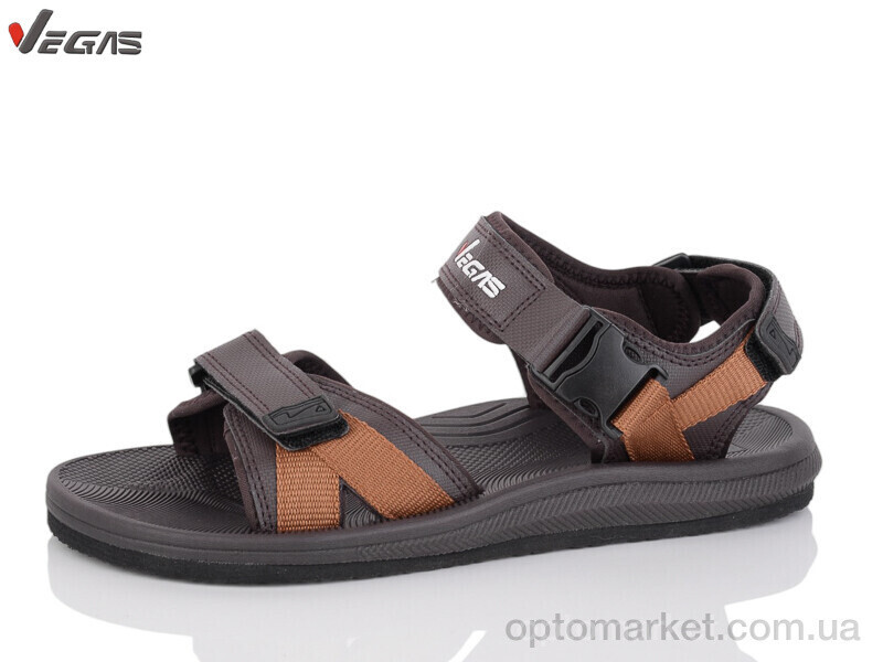 Купить Босоніжки чоловічі A210-3 Vegas коричневий, фото 2