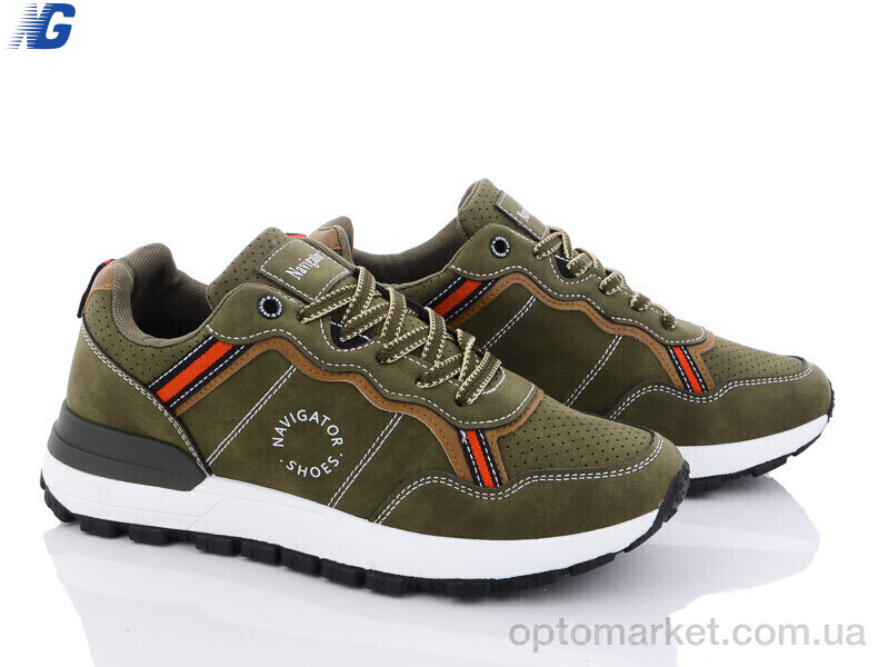 Купить Кросівки чоловічі A2188-3 Navigator хакі, фото 2