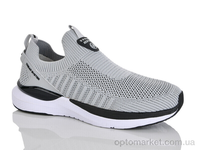 Купить Кросівки чоловічі A227-5 New Yike сірий, фото 3