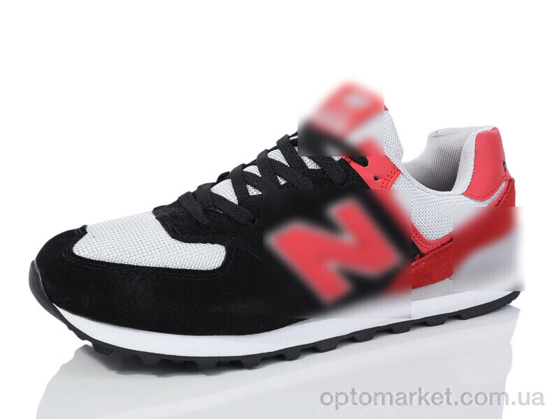 Купить Кросівки чоловічі A231-3 N.w balance чорний, фото 3