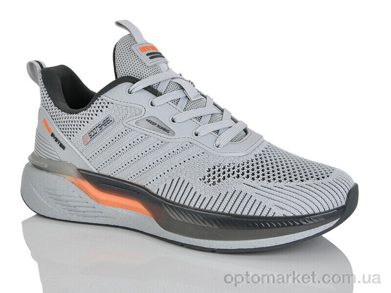 Купить Кросівки чоловічі A249-6 New Yike сірий, фото 3