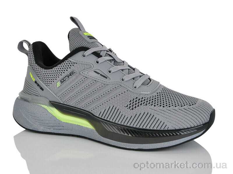 Купить Кросівки чоловічі A249-7 New Yike сірий, фото 3