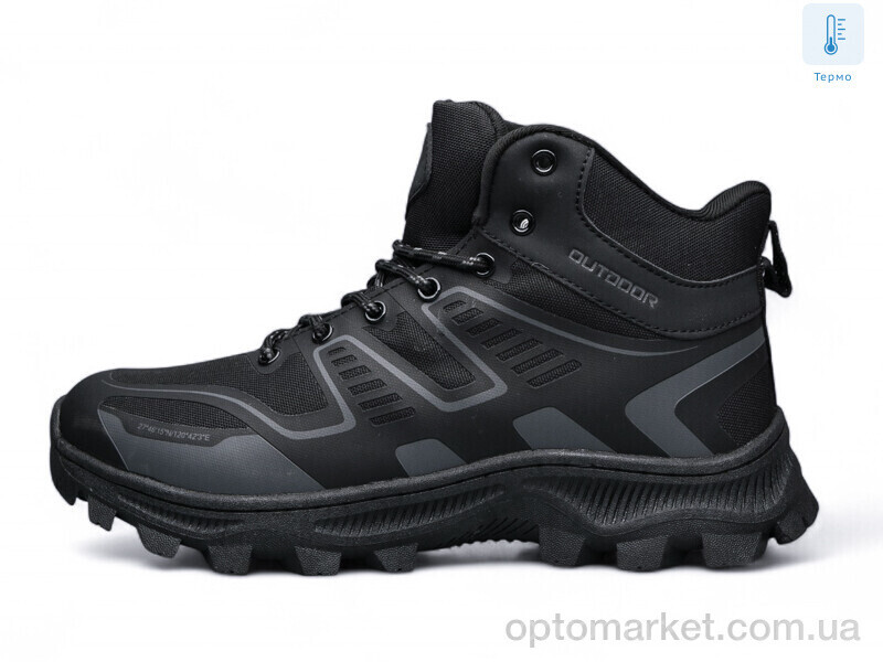 Купить Черевики чоловічі A2666-7 термо Aowei чорний, фото 2